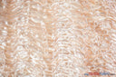 Australian Layered Puff Satin Fabric - 3D Layered Wave, Multiple Colors, 54" Width