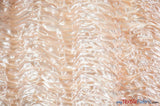 Australian Layered Puff Satin Fabric - 3D Layered Wave, Multiple Colors, 54" Width