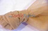 Bridal Tulle Illusion Nylon Tulle Fabric - Sheer Soft Bridal Veil, 108" Width (50 Yard Bolt)