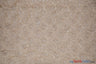 Wedding Floral Chiffon Polyester Fabric - 3D Floral Embroidery, Semi Sheer, 52" Width, Champagne, White, Ivory (1 Yard)