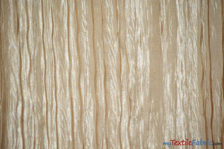 Italian Crush Satin Polyester Fabric - Solid Multiple Colors, 108" Width (1 Yard)