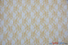 Giselle Floral Lace Polyester Spandex Fabric - Sheer Vintage Stretch Lace, 58/60" Width, Multiple Colors (1 Yard)