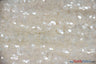 Raindrop Sequins Polyester Fabric - Transparent Oval Sequins, 52" Width, Two Colors (1 Yard)