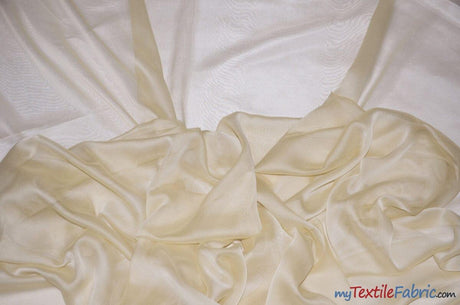 Two Tone Chiffon Polyester Fabric - Iridescent Sheer, 58/60" Width, Multiple Colors (Yards, Bolts, Sample Swatch)
