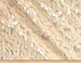 Raindrop Sequins Polyester Fabric - Transparent Oval Sequins, 52" Width, Two Colors (1 Yard)