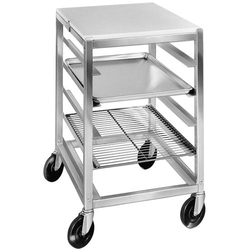Channel BPRE6/P 7 Pan End Load Half Height Prep Top Sheet / Bun Pan Rack - Assembled
