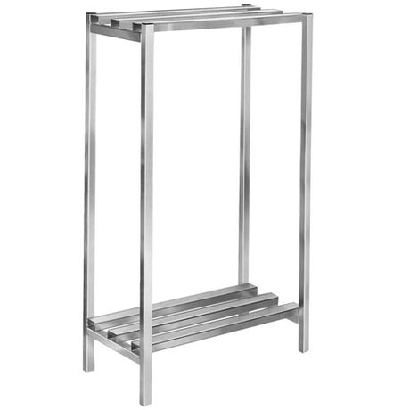 Channel DR2436-2 36" x 24" x 64" Two Shelf Aluminum Dunnage Shelving Unit - 2500 lb. Capacity