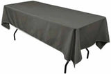 Polyester Rectangular Tablecloth 60x144 Inch – Durable Reusable Table Linen for Weddings, Parties, Banquets & Events