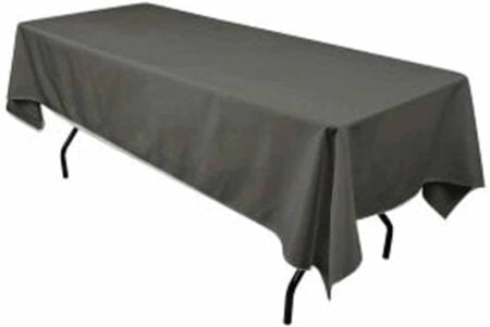 Polyester Rectangular Tablecloth 60x144 Inch – Durable Reusable Table Linen for Weddings, Parties, Banquets & Events