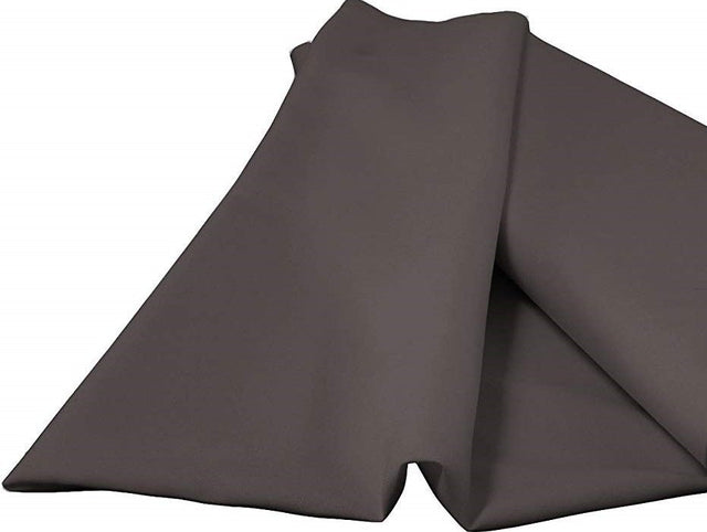 Charcoal Polyester Poplin Fabric - Premium Woven, 58/59" Width (By The Yard)