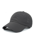 Criss-Cross Cap - Charcoal Fabric - Charcoal, Criss-Cross Ponytail Slot, Adjustable Strap (1 Unit)