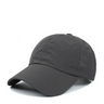 Criss-Cross Cap - Charcoal Fabric - Charcoal, Criss-Cross Ponytail Slot, Adjustable Strap (1 Unit)