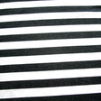 Rayon Lycra Jersey Knit Heathered Charcoal and Ivory Stripes 28" Remnant
