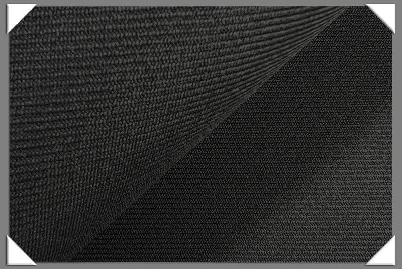 Charcoal Vegan Gabardine Polyester Gabardine Fabric - Charcoal, Solid, 60" Width (1 Yard)