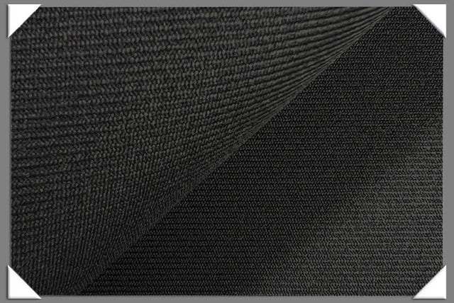 Charcoal Vegan Gabardine Polyester Gabardine Fabric - Charcoal, Solid, 60" Width (1 Yard)