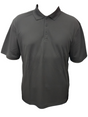Vision Polo Coolon Polyester Fabric - Charcoal, Regular Fit (1 Piece)