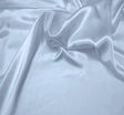 Charmeuse Blue 100 Percent Polyester Fabric - Blue Satin Charmeuse, 58/60" Width (1 Yard)