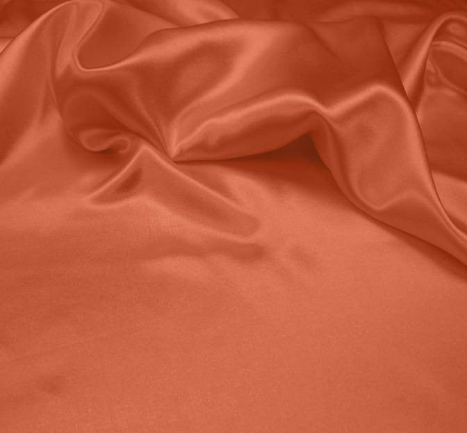 Charmeuse Orange 100 Percent Polyester Fabric - Orange, Satin Charmeuse, 58/60" Width (1 Yard)