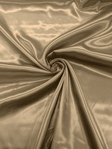 Charmeuse Satin Polyester Fabric - Solid Glossy Finish, 58" Width (1 Yard)