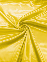 Charmeuse Satin Polyester Fabric - Solid Glossy Finish, 58" Width (1 Yard)