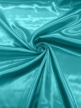Charmeuse Satin Polyester Fabric - Solid Glossy Finish, 58" Width (1 Yard)