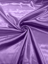 Charmeuse Satin Polyester Fabric - Solid Glossy Finish, 58" Width (1 Yard)
