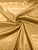 Charmeuse Satin Polyester Fabric - Solid Glossy Finish, 58" Width (1 Yard)