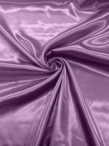 Charmeuse Satin Polyester Fabric - Solid Glossy Finish, 58" Width (1 Yard)