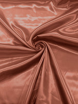 Charmeuse Satin Polyester Fabric - Solid Glossy Finish, 58" Width (1 Yard)