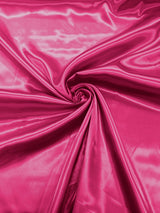Charmeuse Satin Polyester Fabric - Solid Glossy Finish, 58" Width (1 Yard)