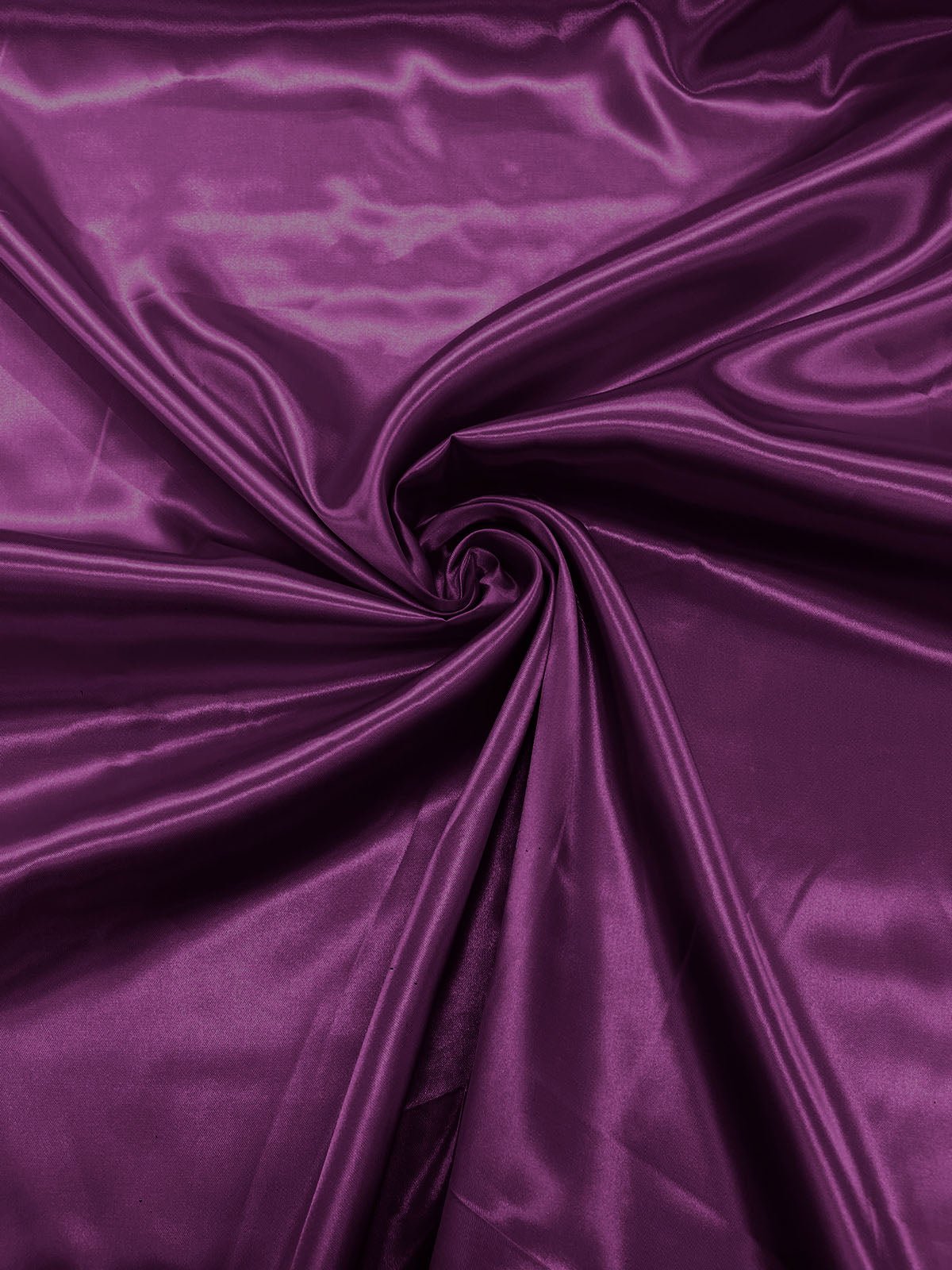 Charmeuse Satin Polyester Fabric - Solid Glossy Finish, 58" Width (1 Yard)