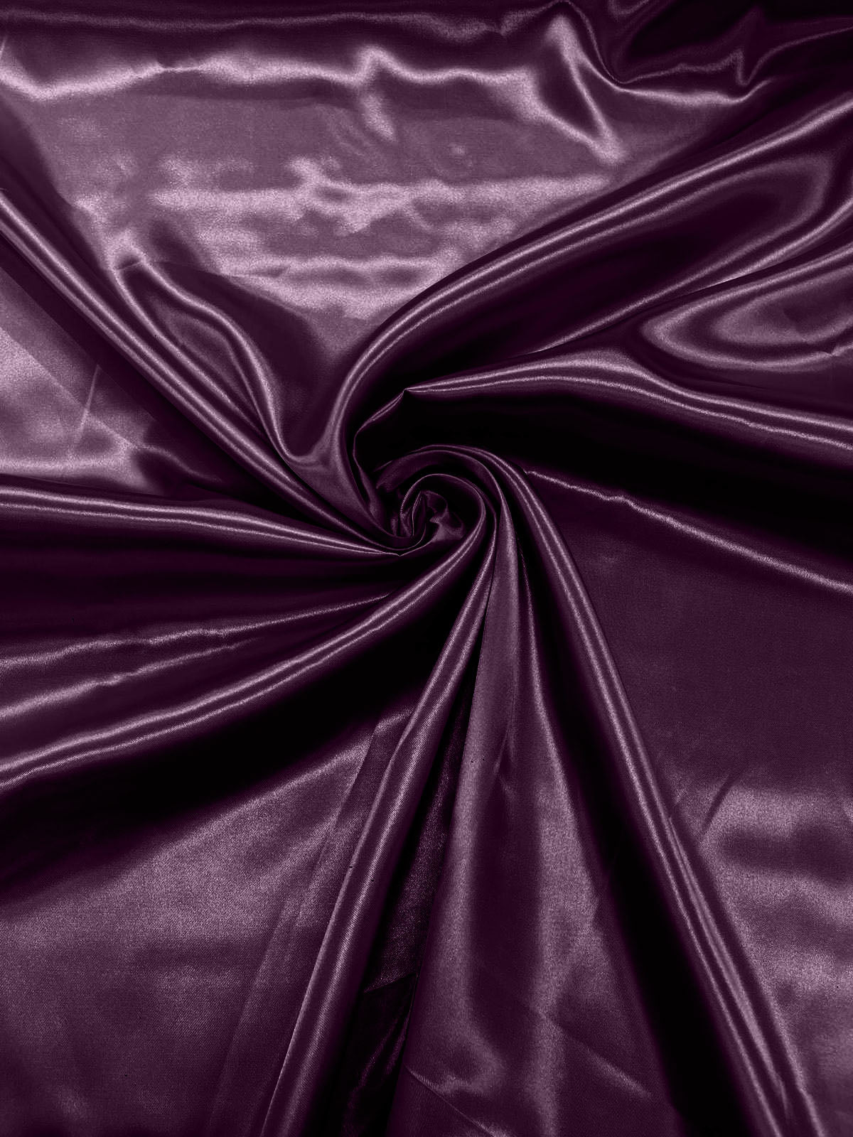 Charmeuse Satin Polyester Fabric - Solid Glossy Finish, 58" Width (1 Yard)