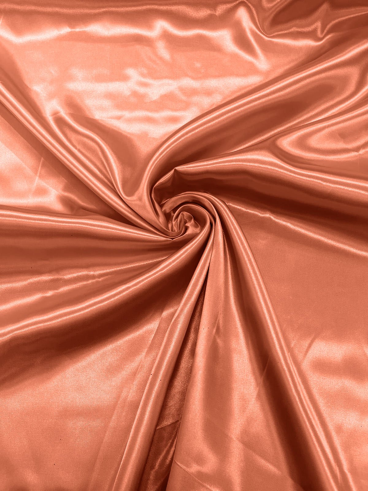 Charmeuse Satin Polyester Fabric - Solid Glossy Finish, 58" Width (1 Yard)