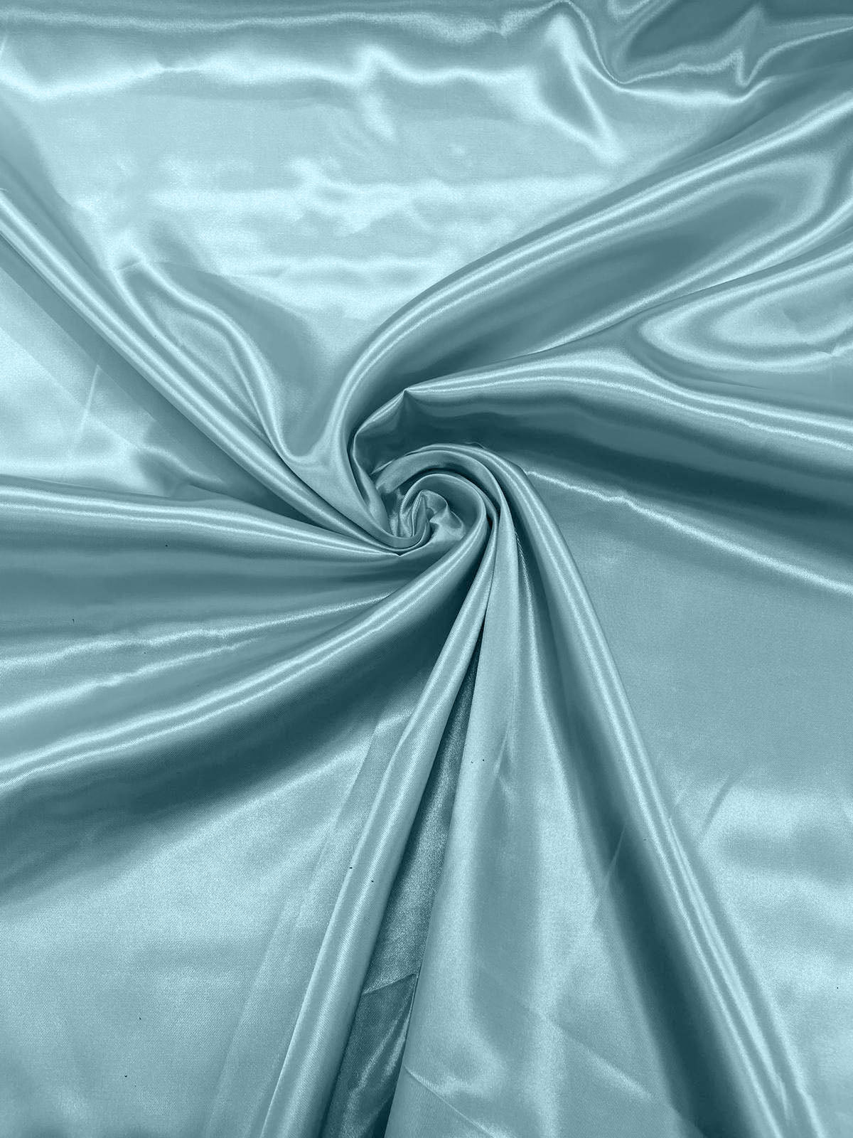 Charmeuse Satin Polyester Fabric - Solid Glossy Finish, 58" Width (1 Yard)