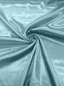 Charmeuse Satin Polyester Fabric - Solid Glossy Finish, 58" Width (1 Yard)