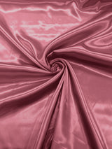 Charmeuse Satin Polyester Fabric - Solid Glossy Finish, 58" Width (1 Yard)