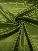 Charmeuse Satin Polyester Fabric - Solid Glossy Finish, 58" Width (1 Yard)