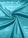 Charmeuse Satin Polyester Fabric - Solid Glossy Finish, 58" Width (1 Yard)