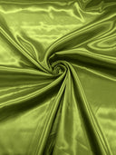 Charmeuse Satin Polyester Fabric - Solid Glossy Finish, 58" Width (1 Yard)