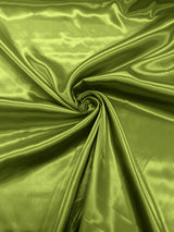 Charmeuse Satin Polyester Fabric - Solid Glossy Finish, 58" Width (1 Yard)