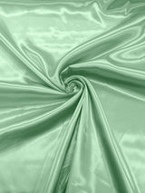 Charmeuse Satin Polyester Fabric - Solid Glossy Finish, 58" Width (1 Yard)