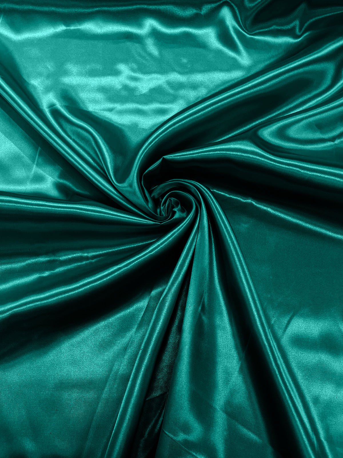 Charmeuse Satin Polyester Fabric - Solid Glossy Finish, 58" Width (1 Yard)