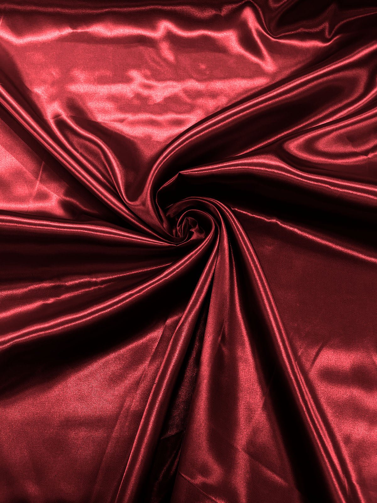 Charmeuse Satin Polyester Fabric - Solid Glossy Finish, 58" Width (1 Yard)