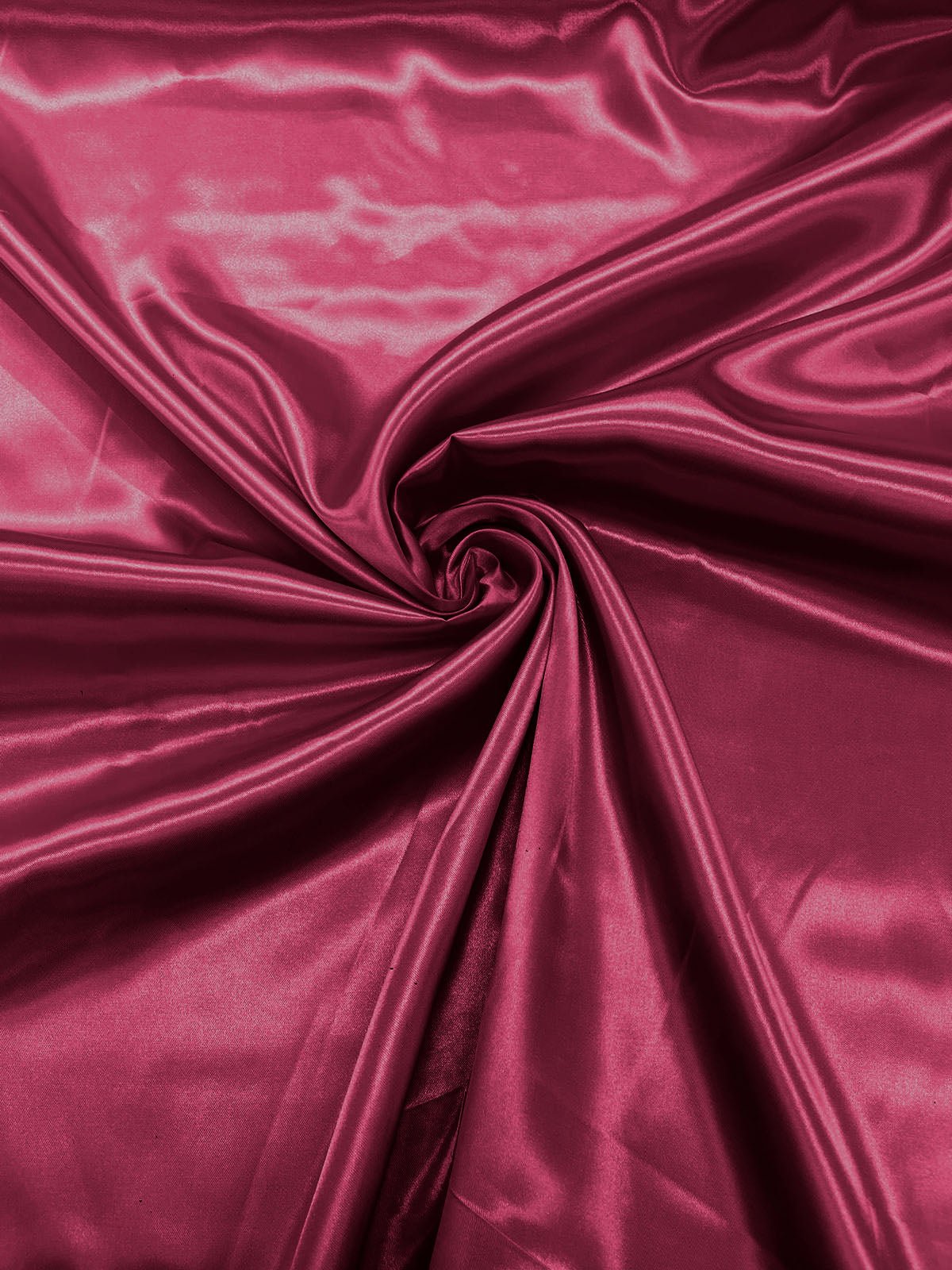 Charmeuse Satin Polyester Fabric - Solid Glossy Finish, 58" Width (1 Yard)
