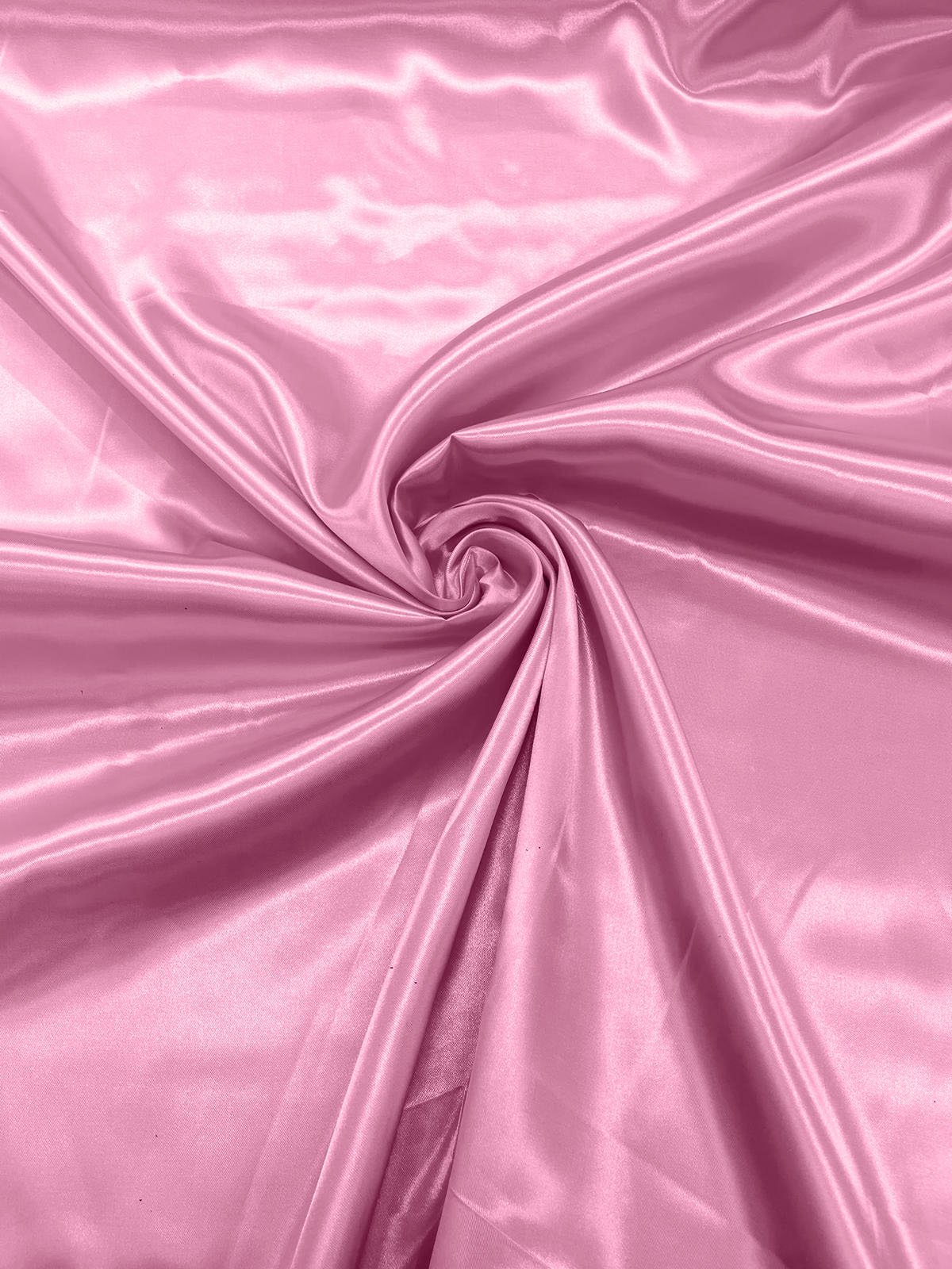 Charmeuse Satin Polyester Fabric - Solid Glossy Finish, 58" Width (1 Yard)