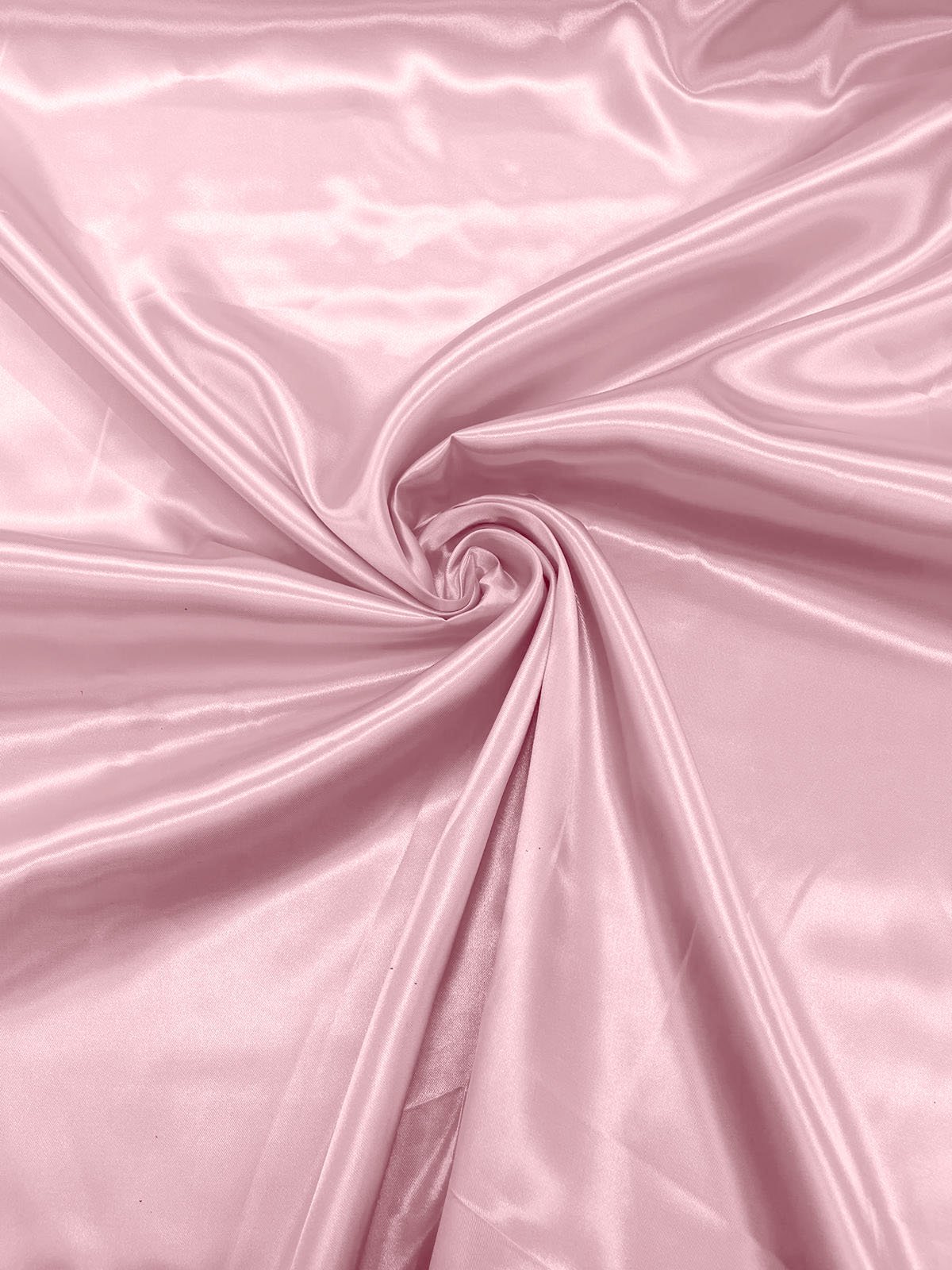 Charmeuse Satin Polyester Fabric - Solid Glossy Finish, 58" Width (1 Yard)