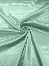 Charmeuse Satin Polyester Fabric - Solid Glossy Finish, 58" Width (1 Yard)