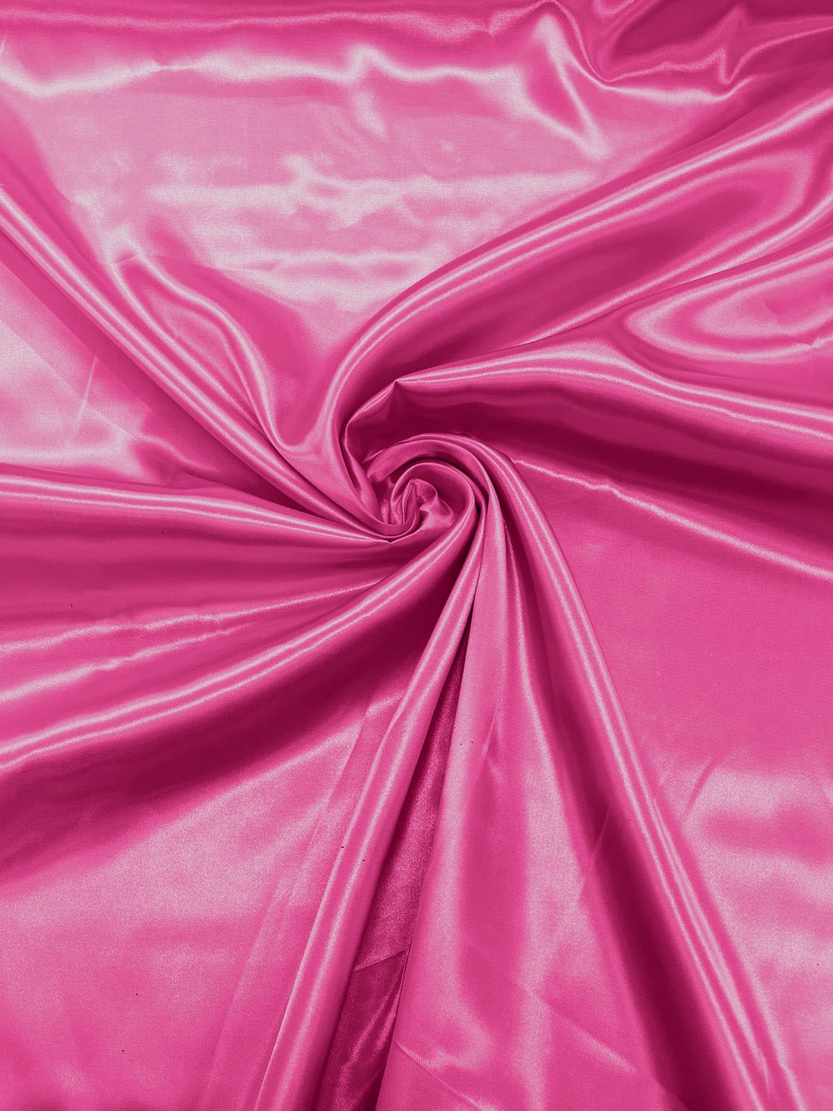 Charmeuse Satin Polyester Fabric - Solid Glossy Finish, 58" Width (1 Yard)