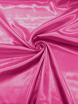Charmeuse Satin Polyester Fabric - Solid Glossy Finish, 58" Width (1 Yard)