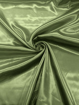 Charmeuse Satin Polyester Fabric - Solid Glossy Finish, 58" Width (1 Yard)